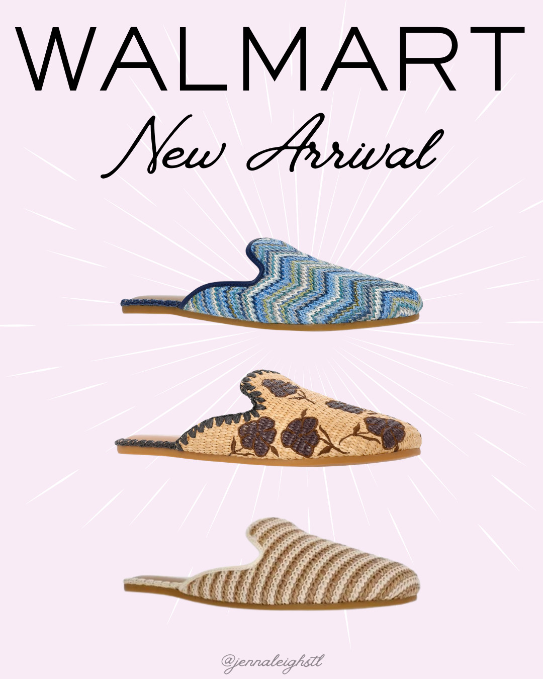 Walmart find. These Time and Tru whipstitch raffia mules are such a fun summer shoe and an easy way to elevate any outfit. 

 #LTKootd #LTKMidsize #LTKWorkwear