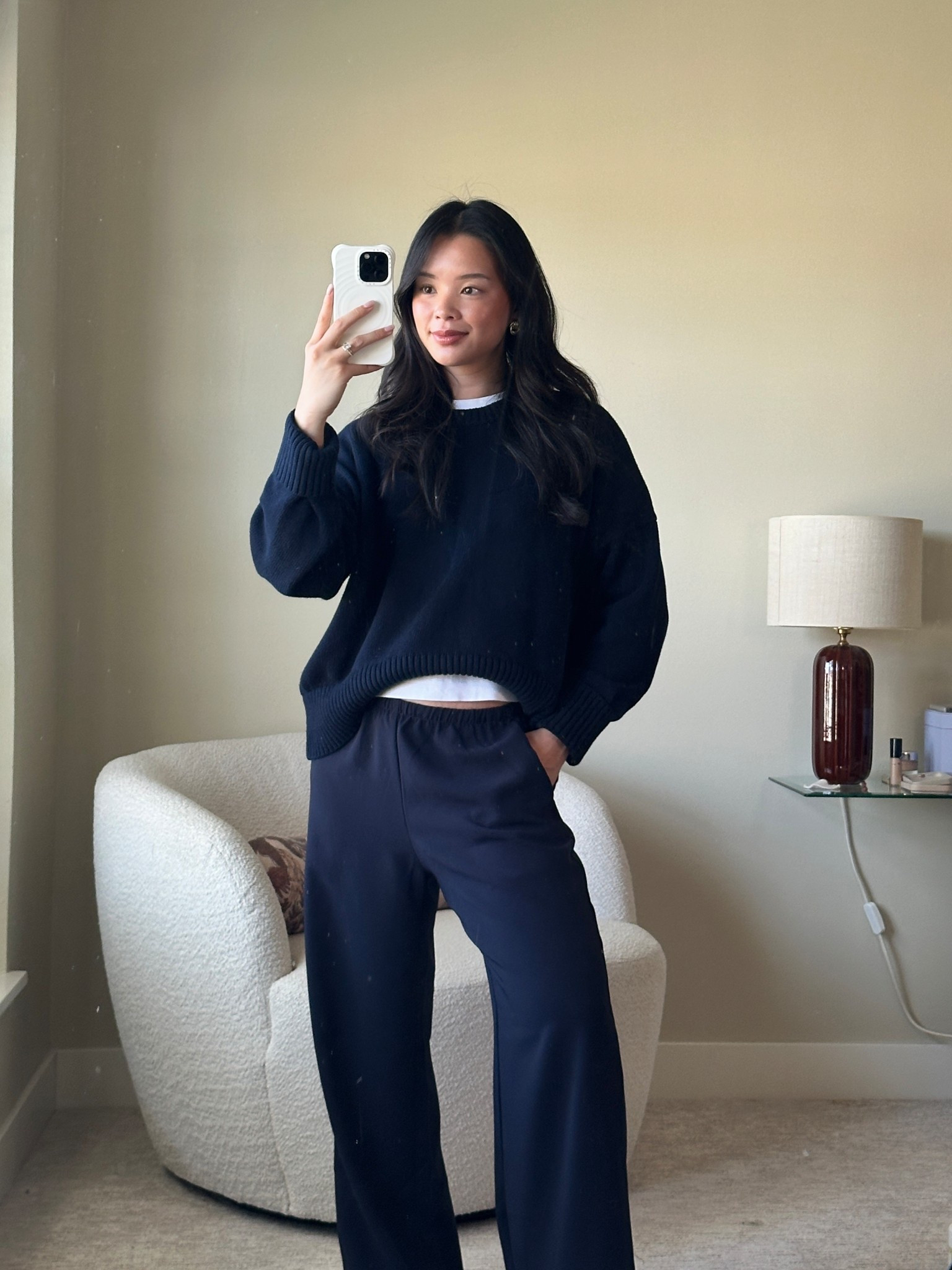 Navy is the new black - chic and simple wfh outfit 

#LTKStyleTip #LTKFindsUnder100