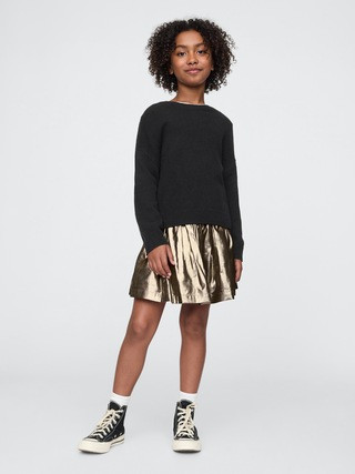Kids Metallic Pleated Skirt | Gap (US)