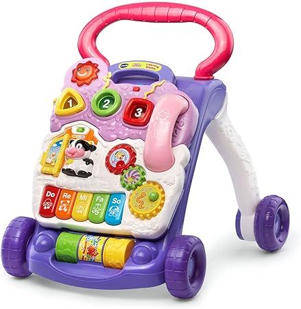 Amazon.com: VTech Sit-to-Stand Learning Walker (Frustration Free Packaging), Lavender (Amazon Exc... | Amazon (US)