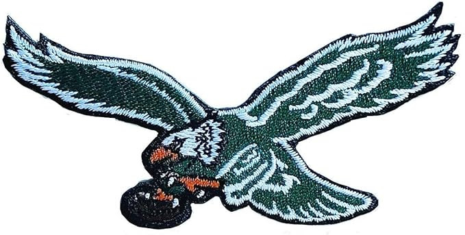 Mjshop29 Eagle Rugby Fans Philadelphia Fly Eagles Logo Patch Embroidery American Football Fan Fav... | Amazon (US)