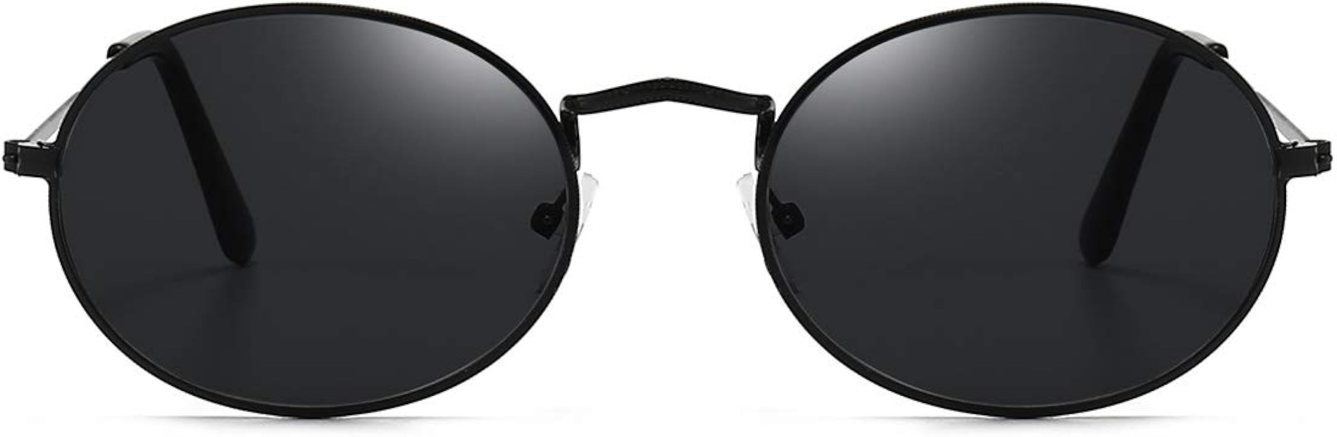 Dollger Oval Sunglasses for Women Vintage Metal Frame Glasses Anti Reflective Retro Eyeglasses Un... | Amazon (US)