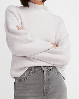 Cozy Mock Neck Sweater | Express