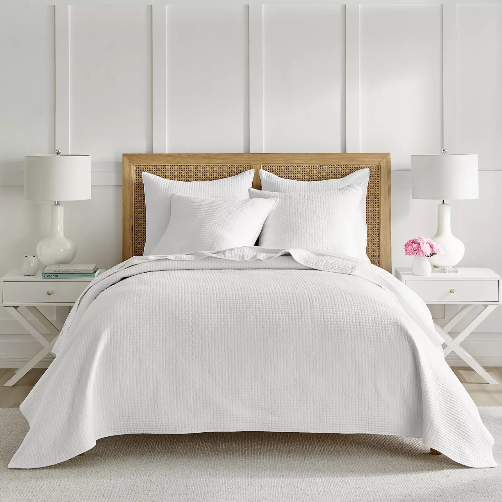 DRAPER JAMES RSVP Carlie White Coverlet or Sham, King | Kohl's