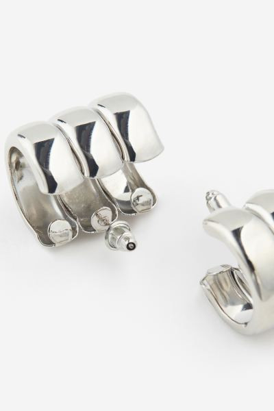 Fluted hoop earrings | H&M (UK, MY, IN, SG, PH, TW, HK)