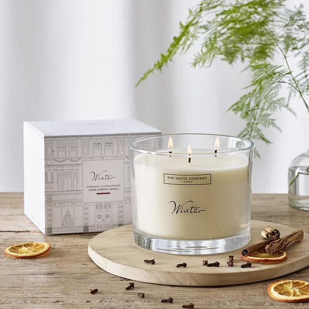 Winter Large Candle | The White Company (UK)