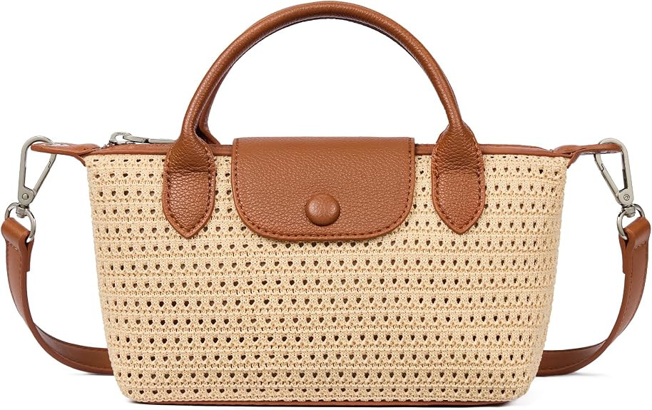 BOSTANTEN Mini Tote for Women Crossbody Bag with Adjustable Strap Top Handle Summer Purse for Eve... | Amazon (US)