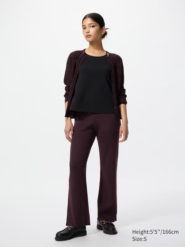 Washable Ribbed Knit Pants | UNIQLO (US)