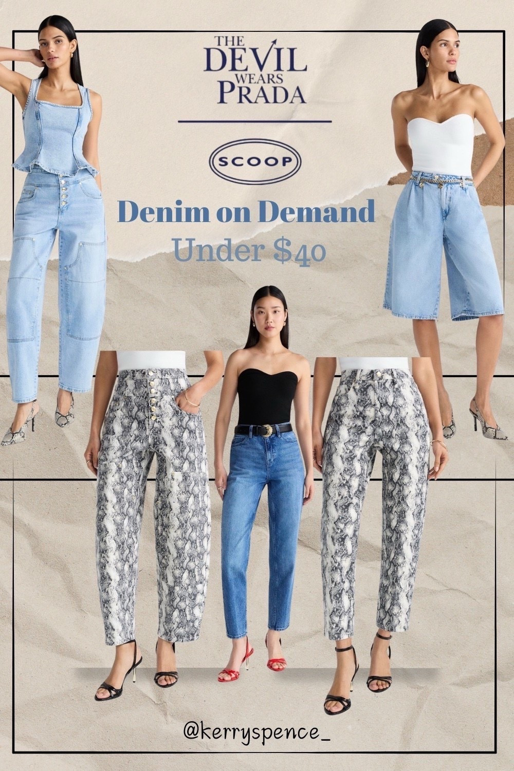Denim on demand, all under $40


#LTKSeasonal #LTKOver40