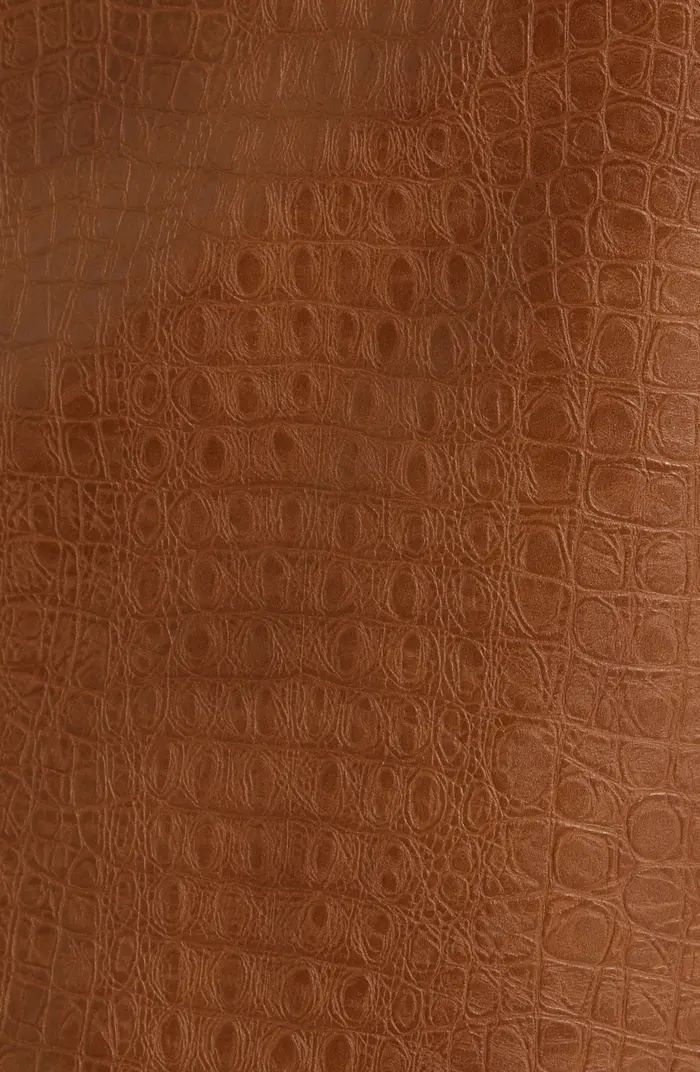 Anne Klein Croc Embossed Faux Leather Skirt | Nordstrom | Nordstrom