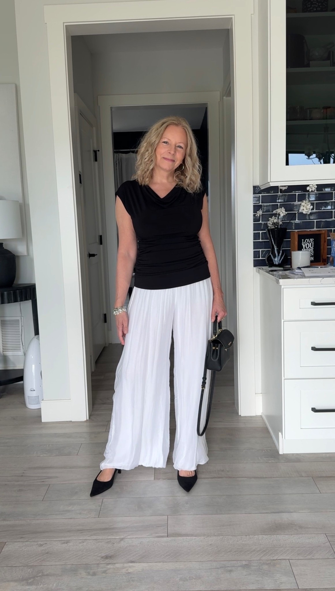 Pairing these boutique find pants with an old top from my closet. Cute spring date night outfit idea. 

#LTKOver40 #LTKootd #LTKgrwm