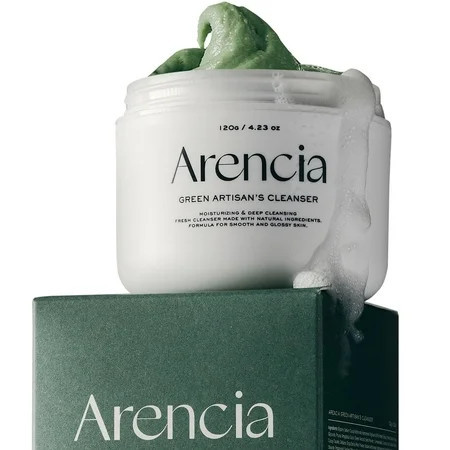 Arencia Rice Mochi Face Cleanser - Face Mask Foaming Gentle Scrub All in One - Deep Cleansing Moisturizing Pore Minimizing Removing Blackhead- with Rice Powder Rice Water & Green Tea SF1 | Walmart (US)