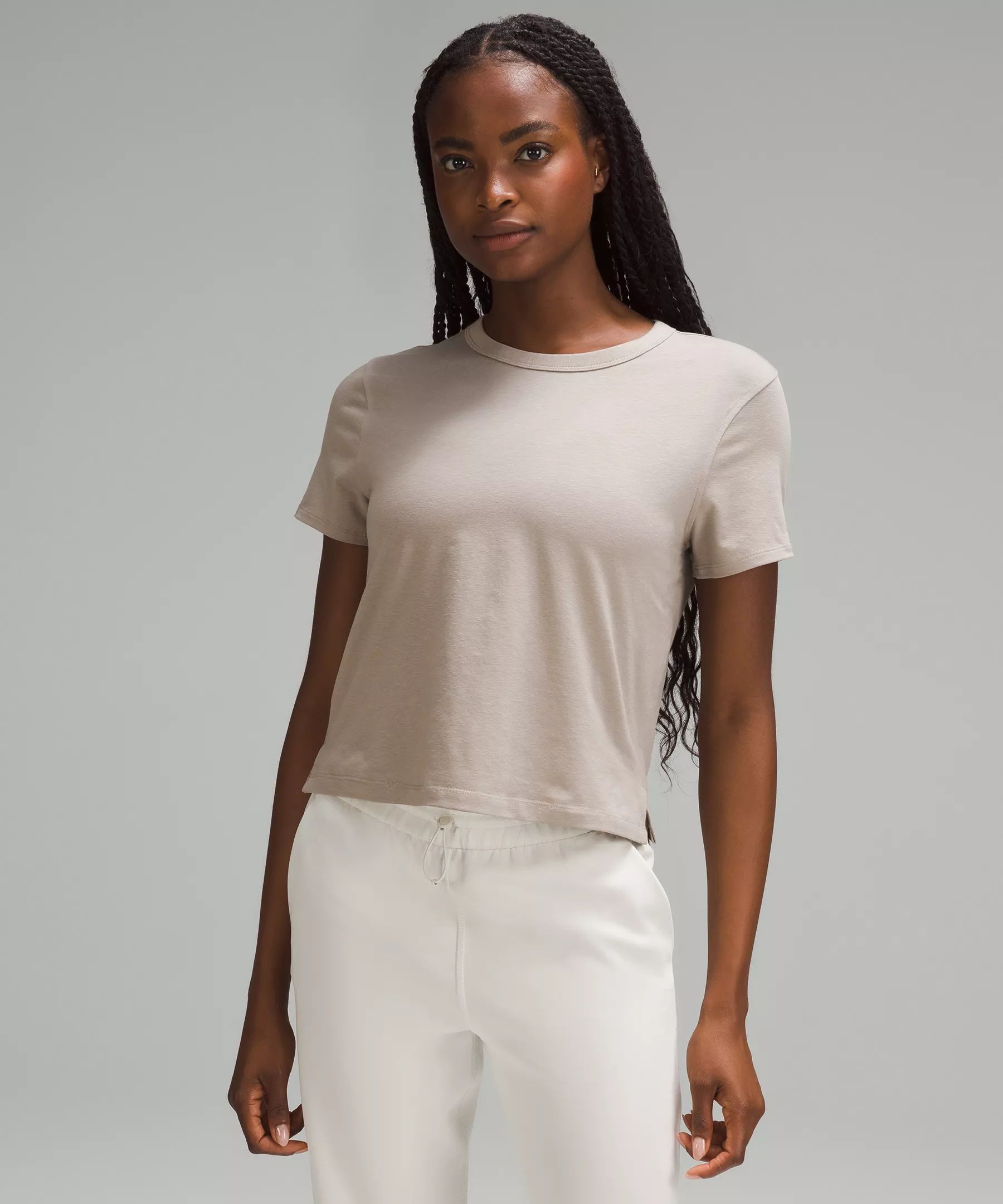 Classic-Fit Cotton-Blend T-Shirt | Women's Short Sleeve Shirts & Tee's | lululemon | lululemon (CA)