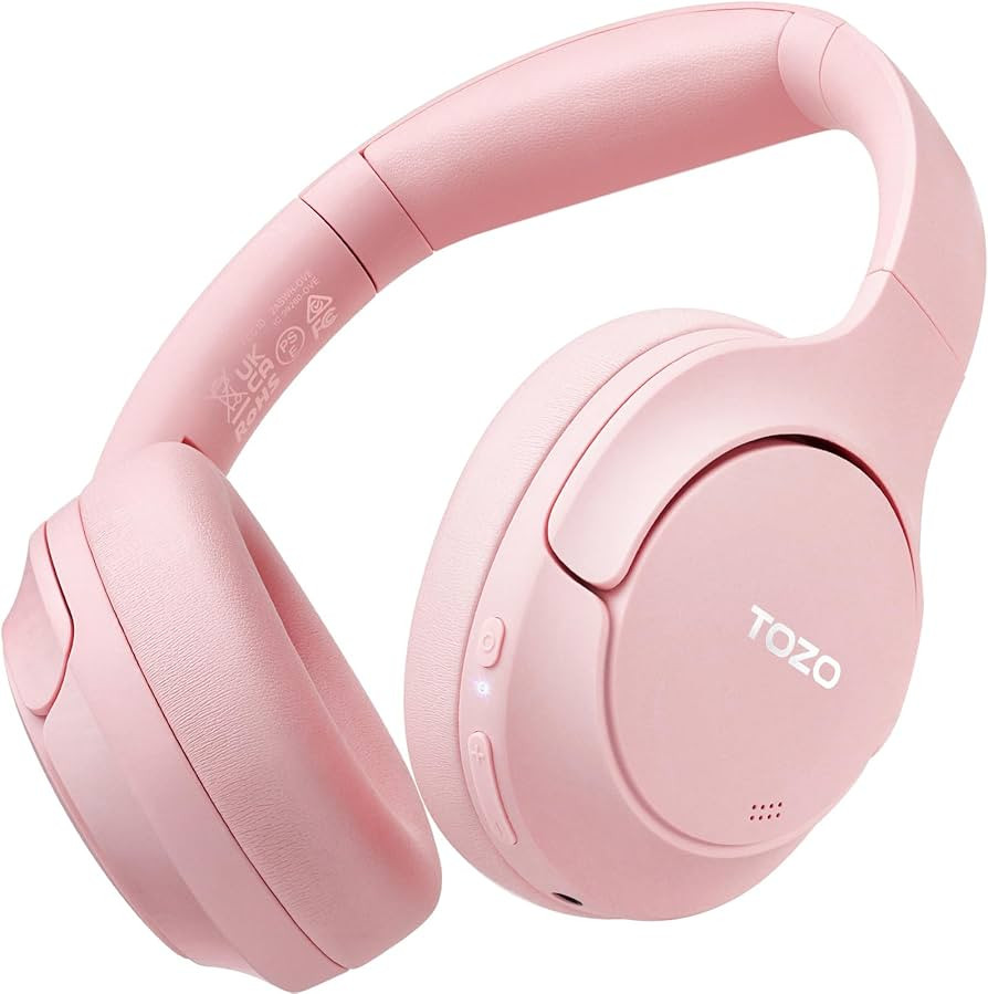 TOZO HT2 Hybrid Active Noise Cancelling Headphones, Wireless Over Ear Bluetooth Headphones, 60H P... | Amazon (US)