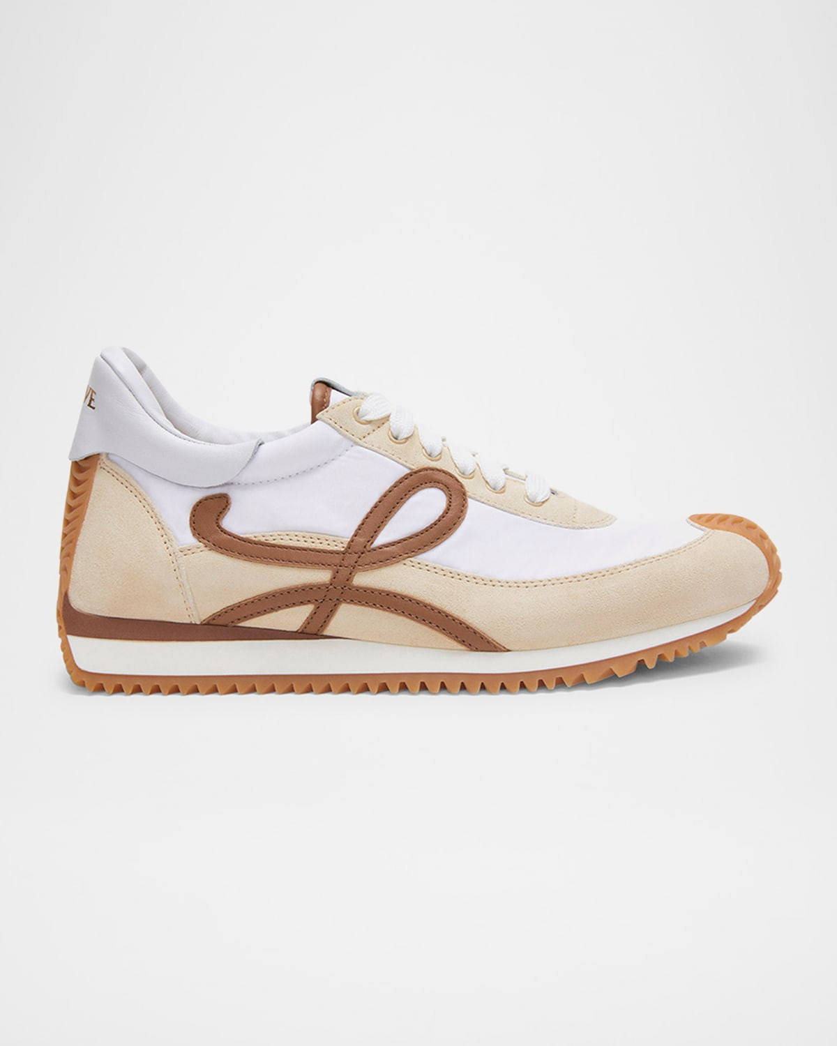 Flow Runner Suede and Leather Sneakers | Neiman Marcus