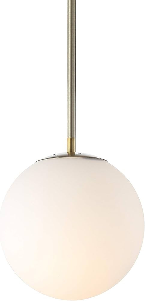 JONATHAN Y JYL9528A Bleecker 7.75" Metal/Glass Globe LED Pendant, Contemporary, Modern, Office, L... | Amazon (US)