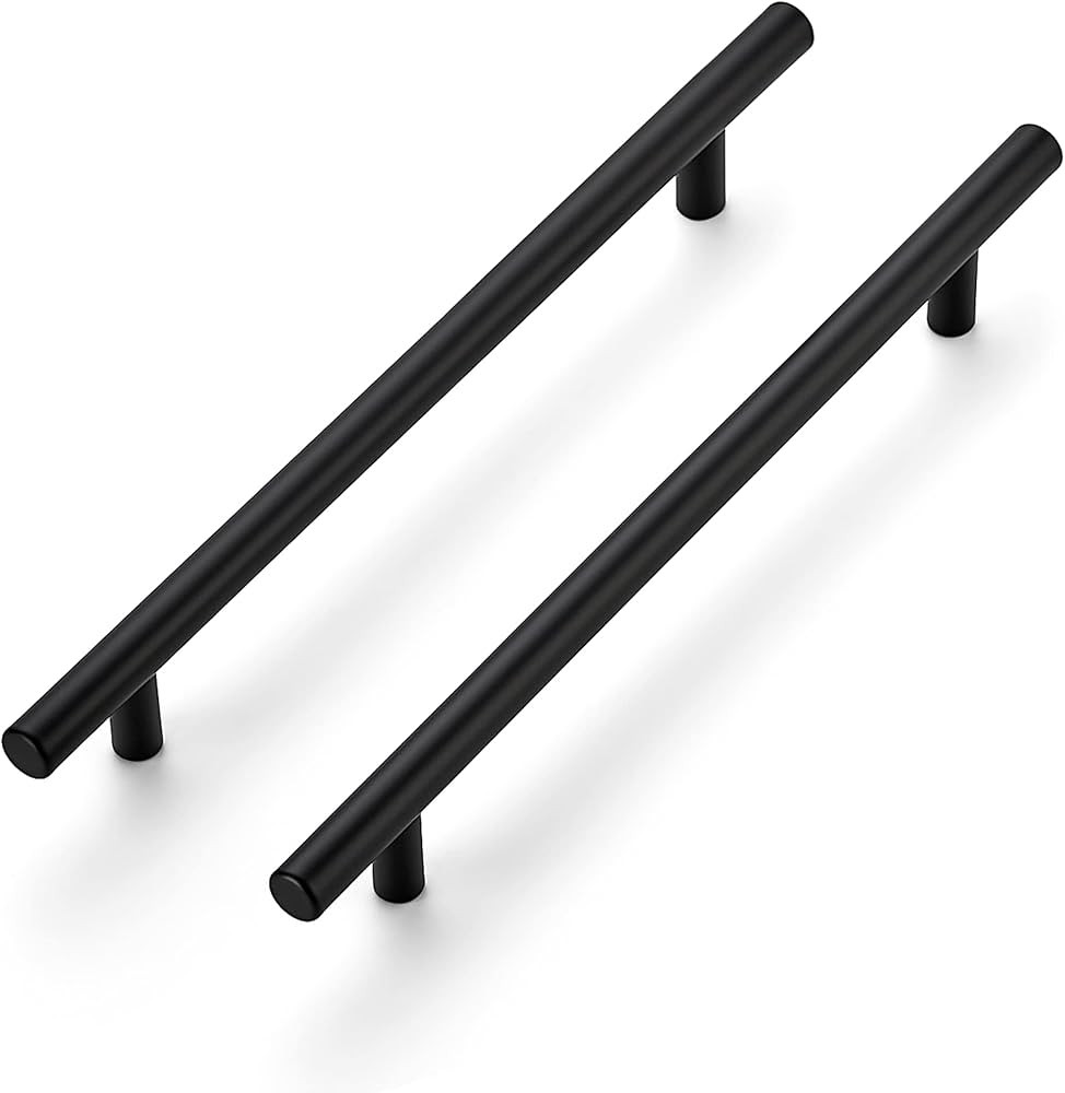 Ravinte 10 Inch Cabinet Handles Matte Black Drawer Pulls Stainless Steel Kitchen Cabinet Hardware... | Amazon (US)