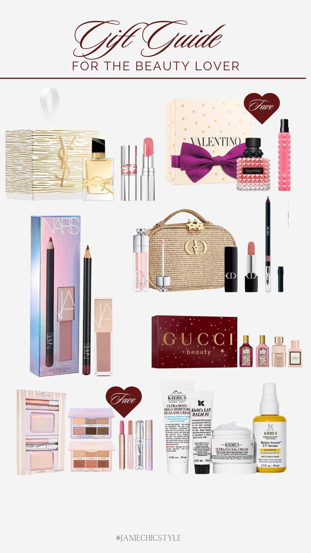 Calling all beauty lovers 💄✨ Here’s a curated gift guide filled with luxe must-haves — perfect for treating yourself or the beauty lover in your life! Everything is linked for easy shopping. Gucci Beauty – Valentino – Dior – NARS – Kiehl’s – Sol de Janeiro – makeup – beauty gifts – skincare – perfume – lip gloss – blush – moisturizer – luxury beauty – beauty essentials – gift guide 

 #LTKCyberWeek #LTKGiftGuide #LTKHoliday