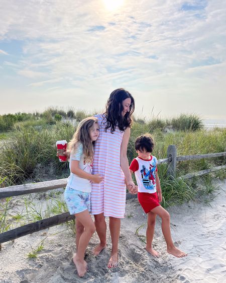 It doesn’t get much better than spending a summer morning on the beach in your pajamas with your favorite people & hot coffee 🌊☕️💕 

#LTKSeasonal