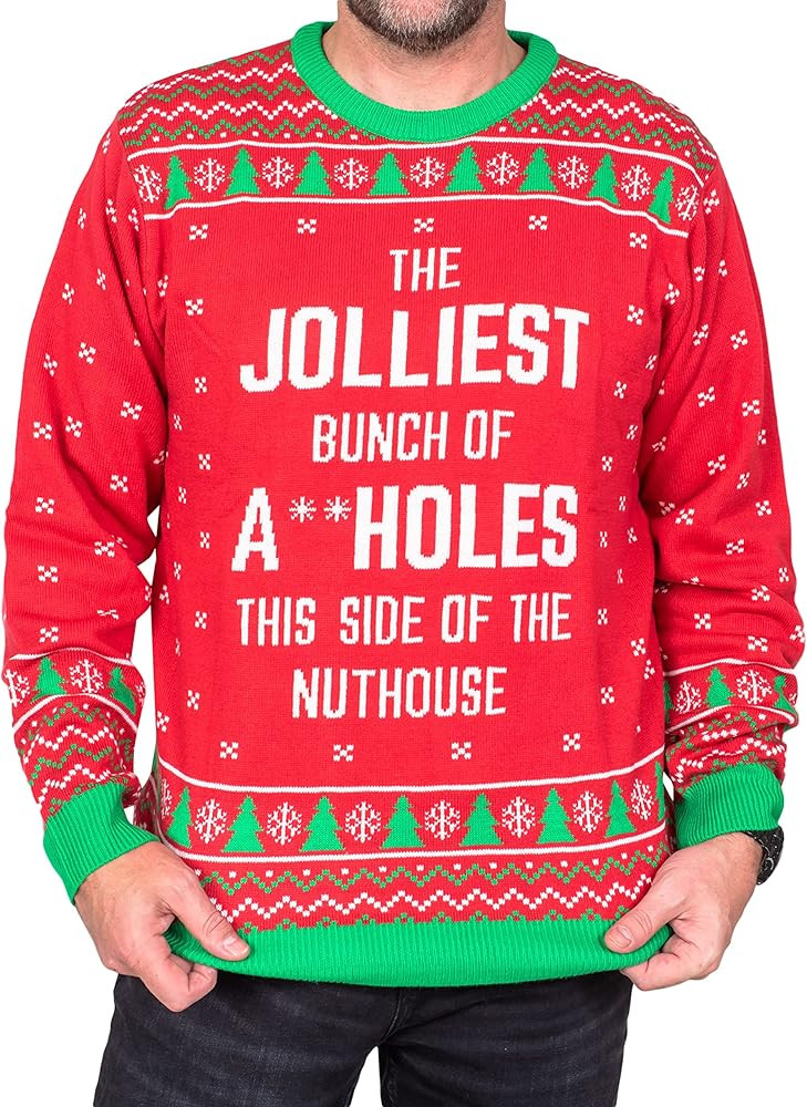Vacation Movie The Jolliest Bunch Cousin Eddie's RV Maintenance Ugly Christmas Sweater | Amazon (US)