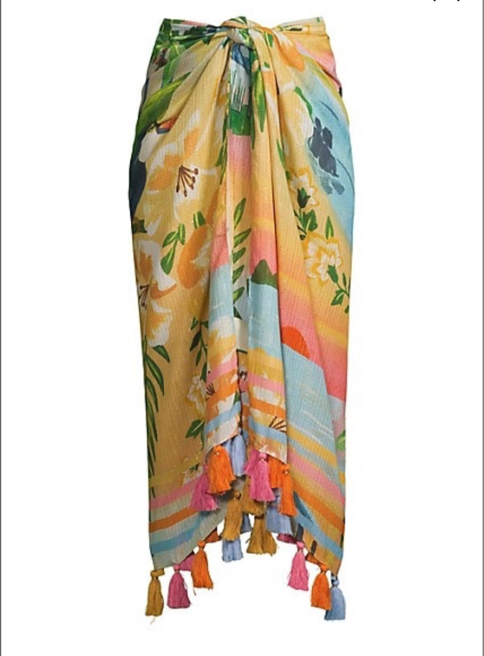 Farm Rio sarong on sale. Saks spring sale. Beach sarong. Swim sale. Swim coverup. 

#LTKsalealert #LTKswim #LTKtravel