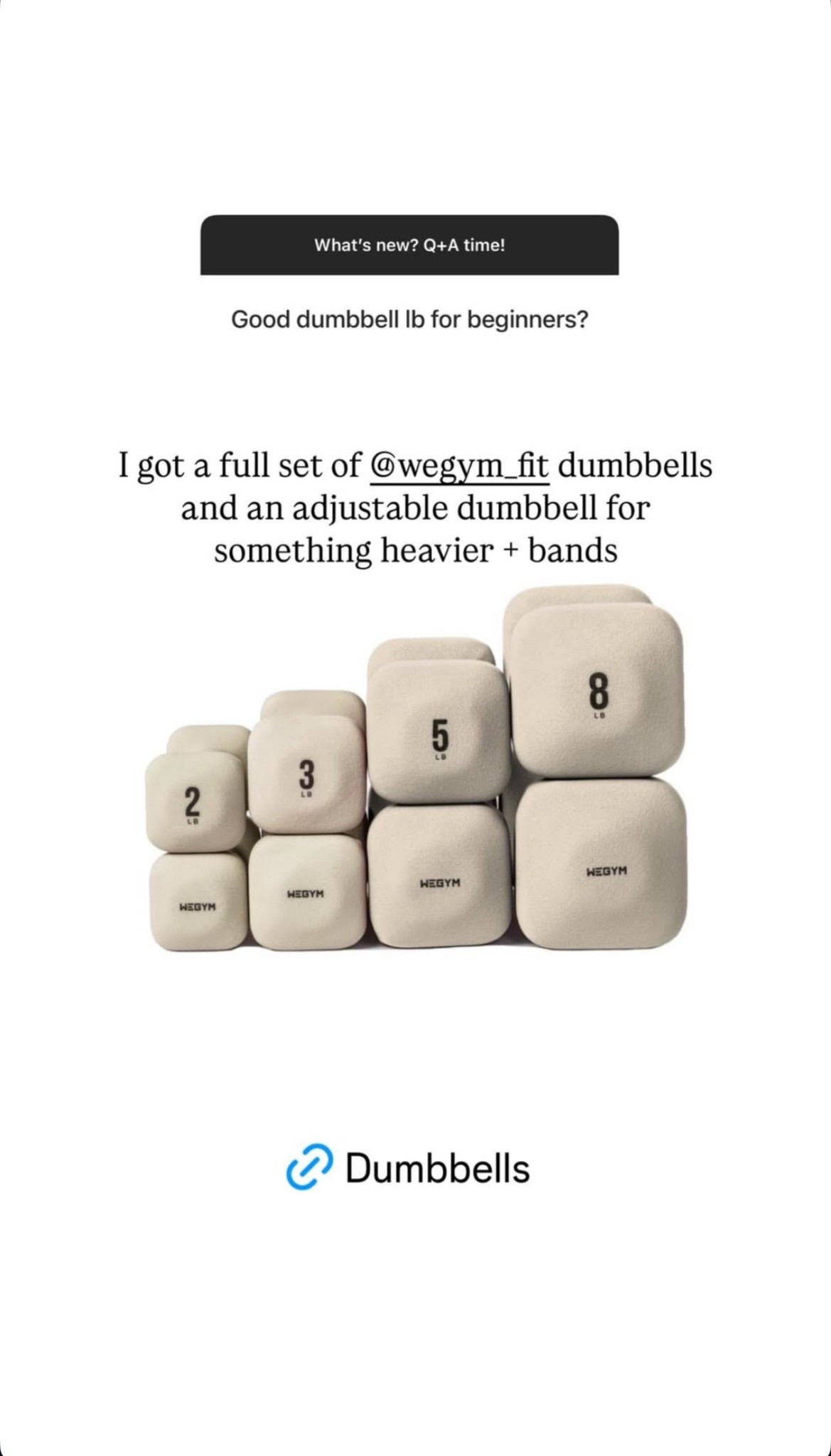 My go-to dumbbells for at home workouts! 

#LTKActive #LTKHome