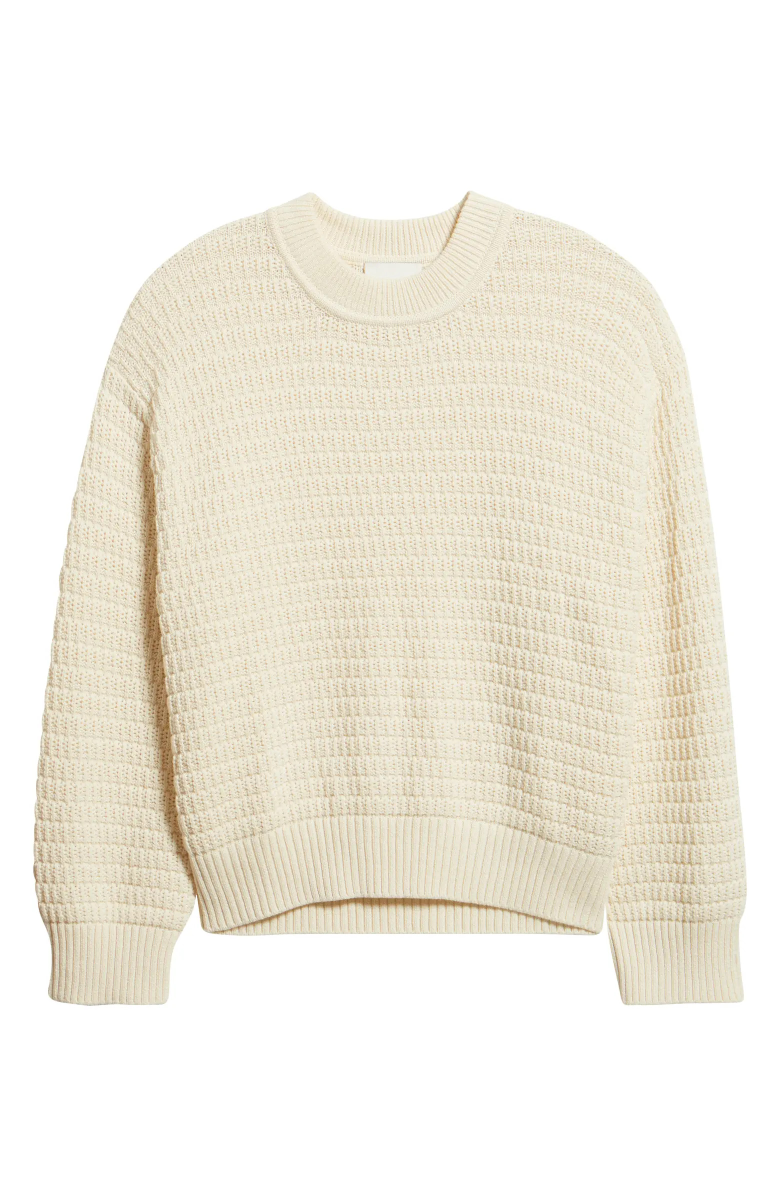 Reformation Collie Organic Cotton Crewneck Sweater | Nordstrom | Nordstrom