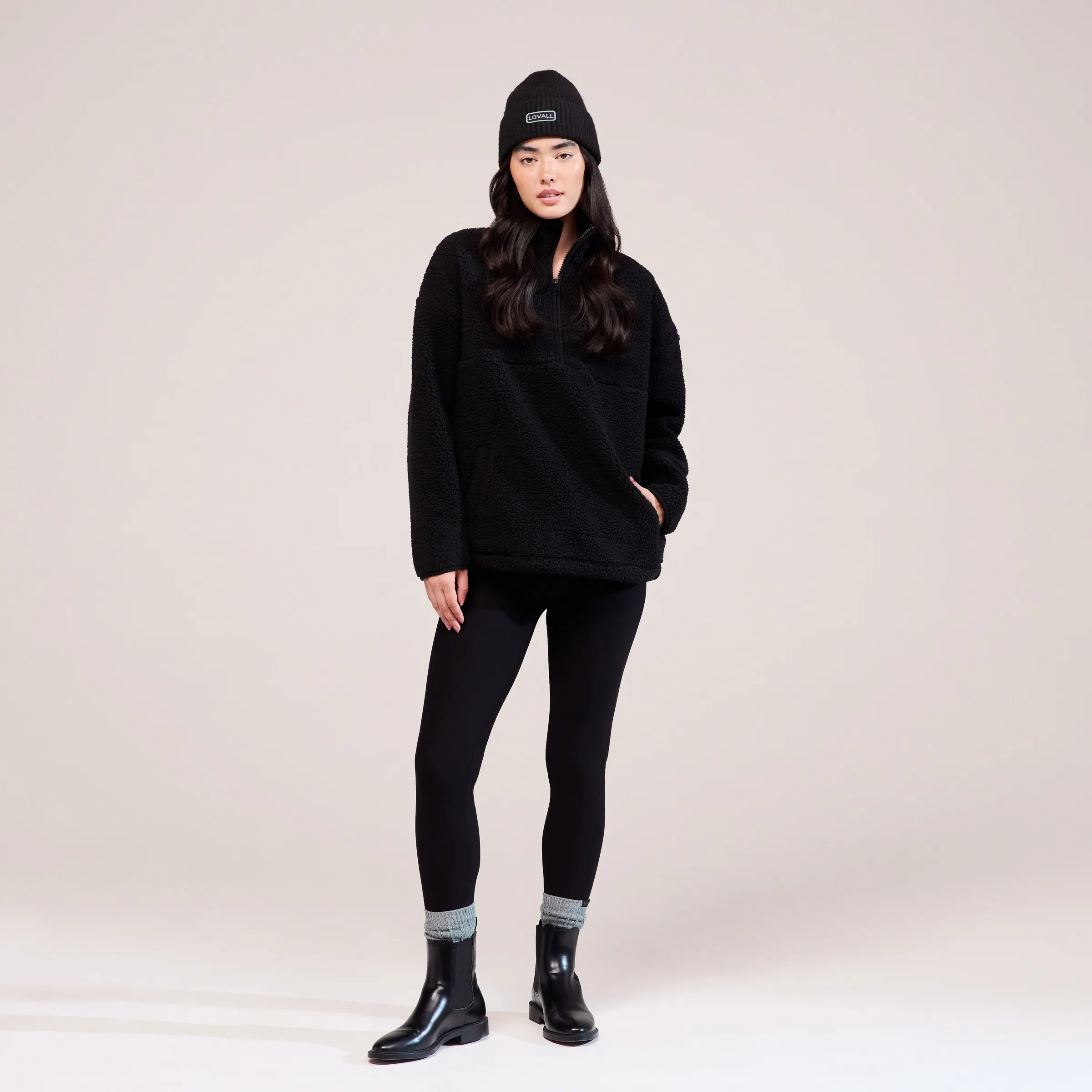 Winter Everyday High Waisted Leggings | Black | LOVALL