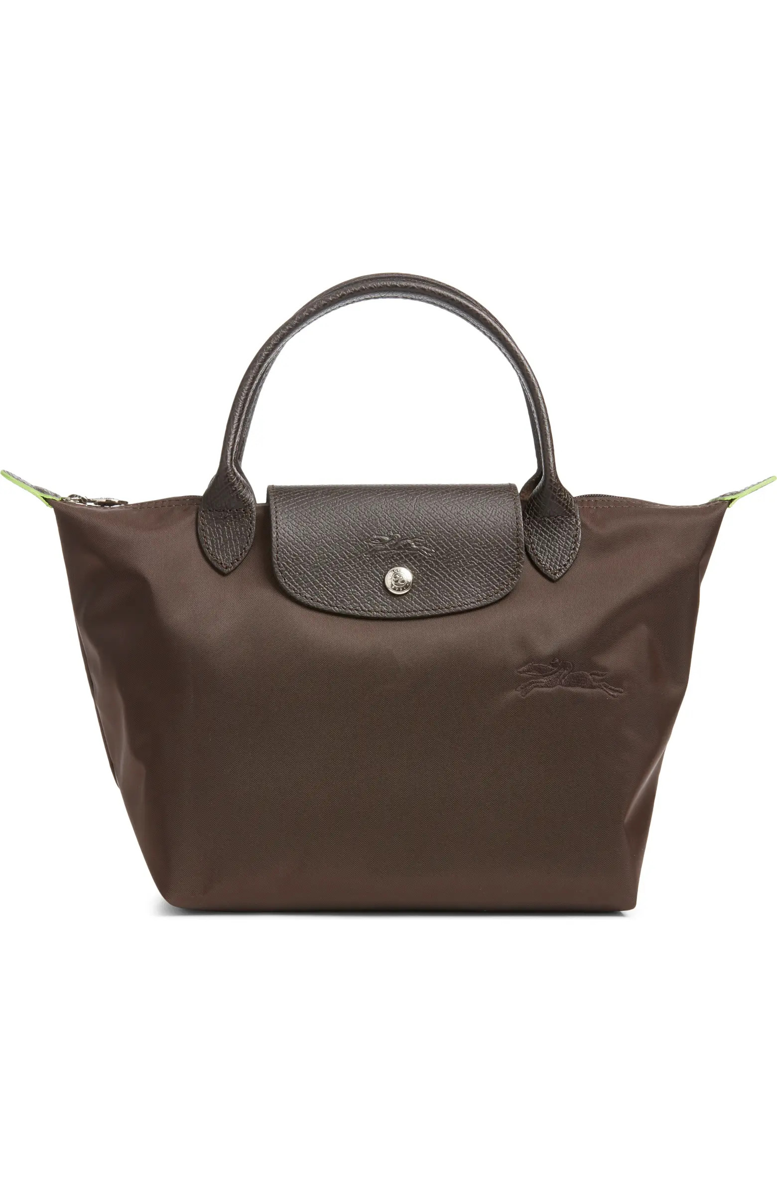 Le Pliage Green Recycled Canvas Top Handle Bag | Nordstrom