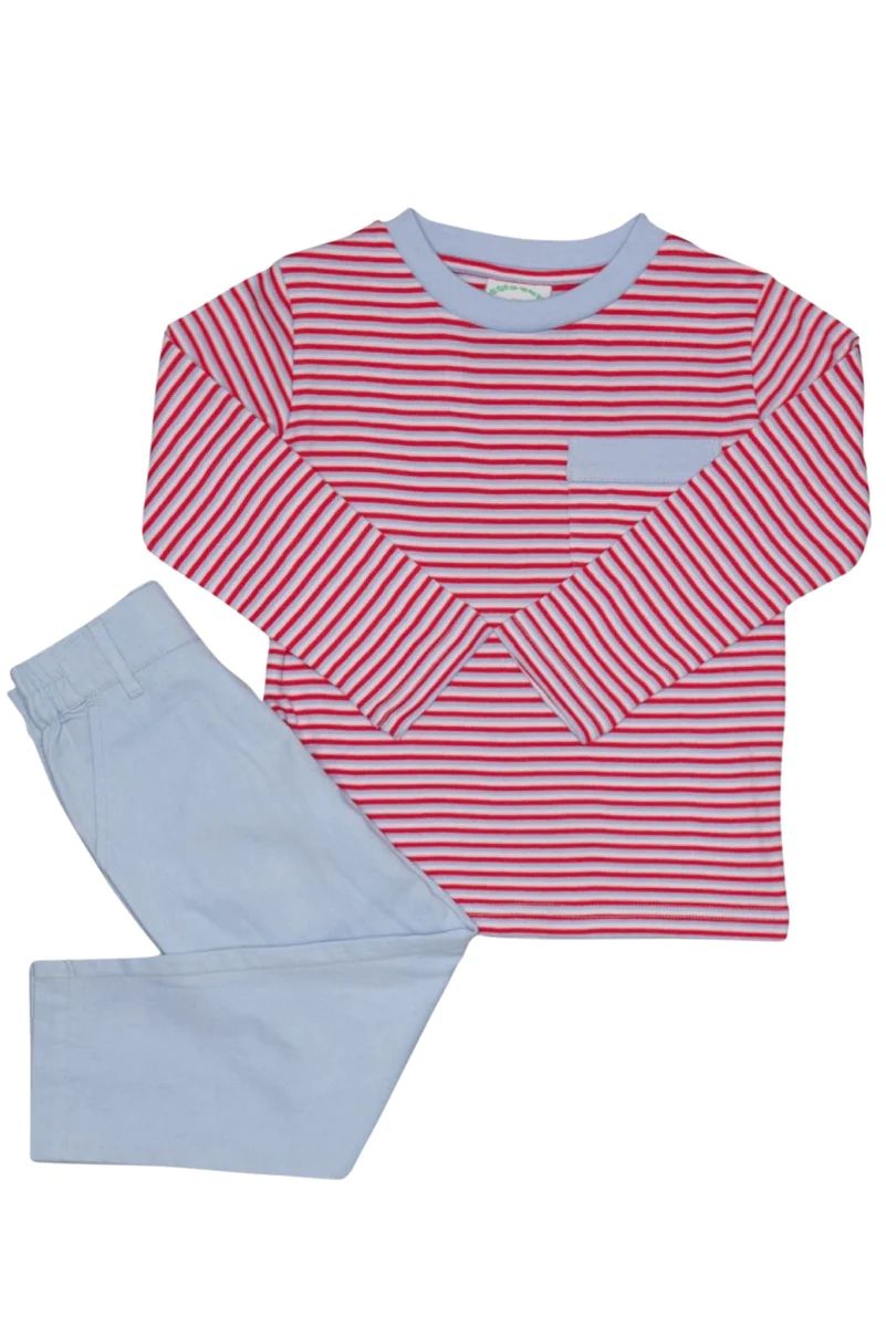 Copeland Stripe T-Shirt Set | Grace and James Kids