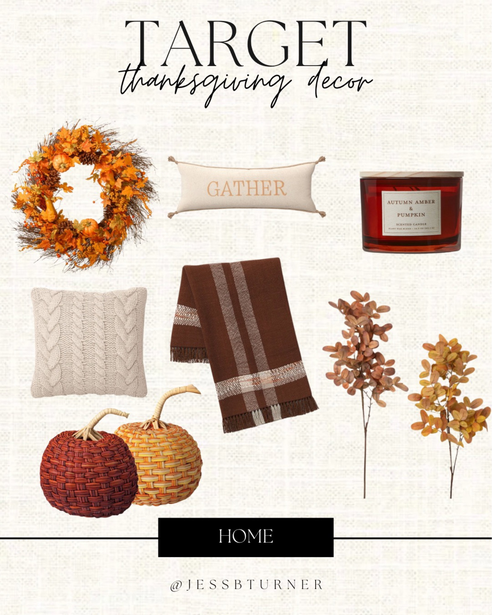 Last minute Fall decor for your home! Get ready for Thanksgiving with these quick and easy decor items from Target🍂

#LTKSeasonal #LTKHoliday #LTKunder50