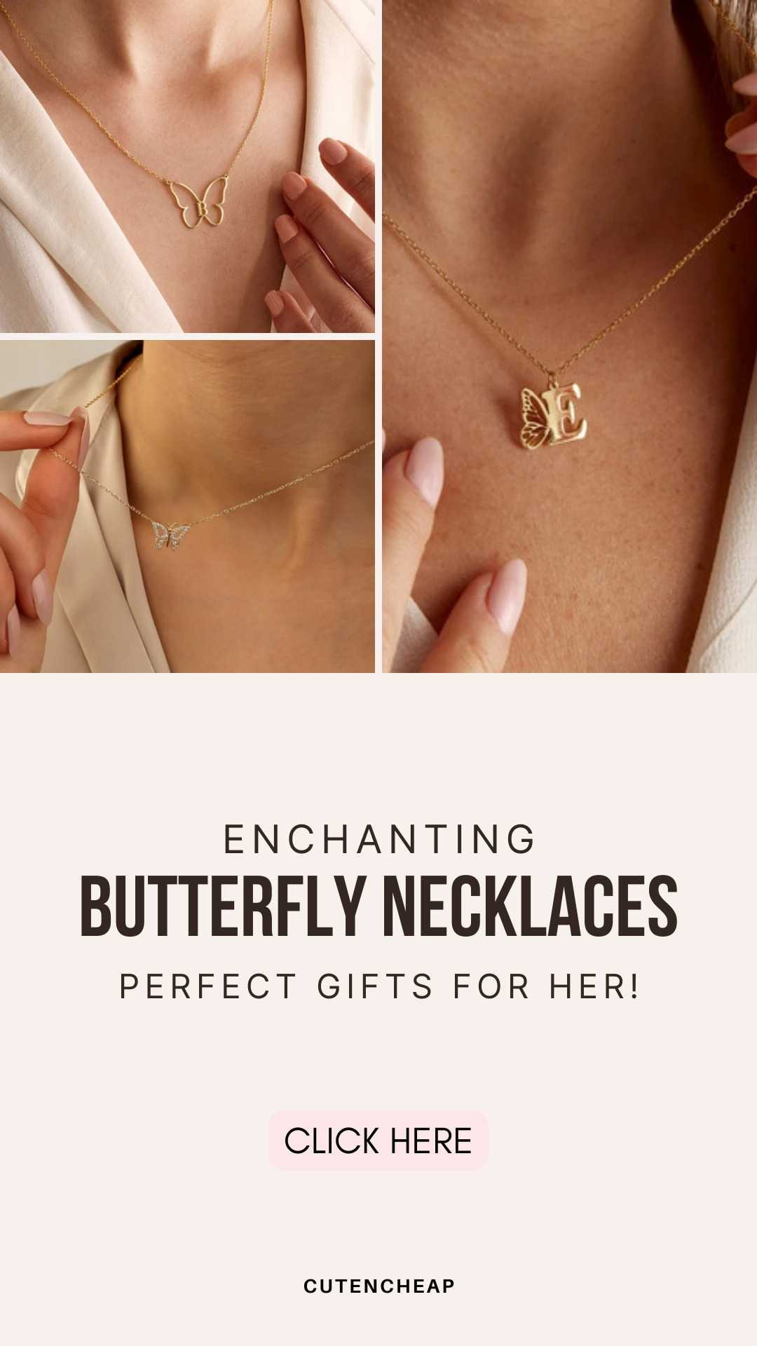 Check out these super cute butterfly necklaces I've found on Etsy! 🦋 They're the perfect accessories to complete any outfit and make such amazing gift ideas too. Whether you're looking for something special for yourself or a friend, these pieces of jewelry are totally a must-have!

#LTKFindsUnder50