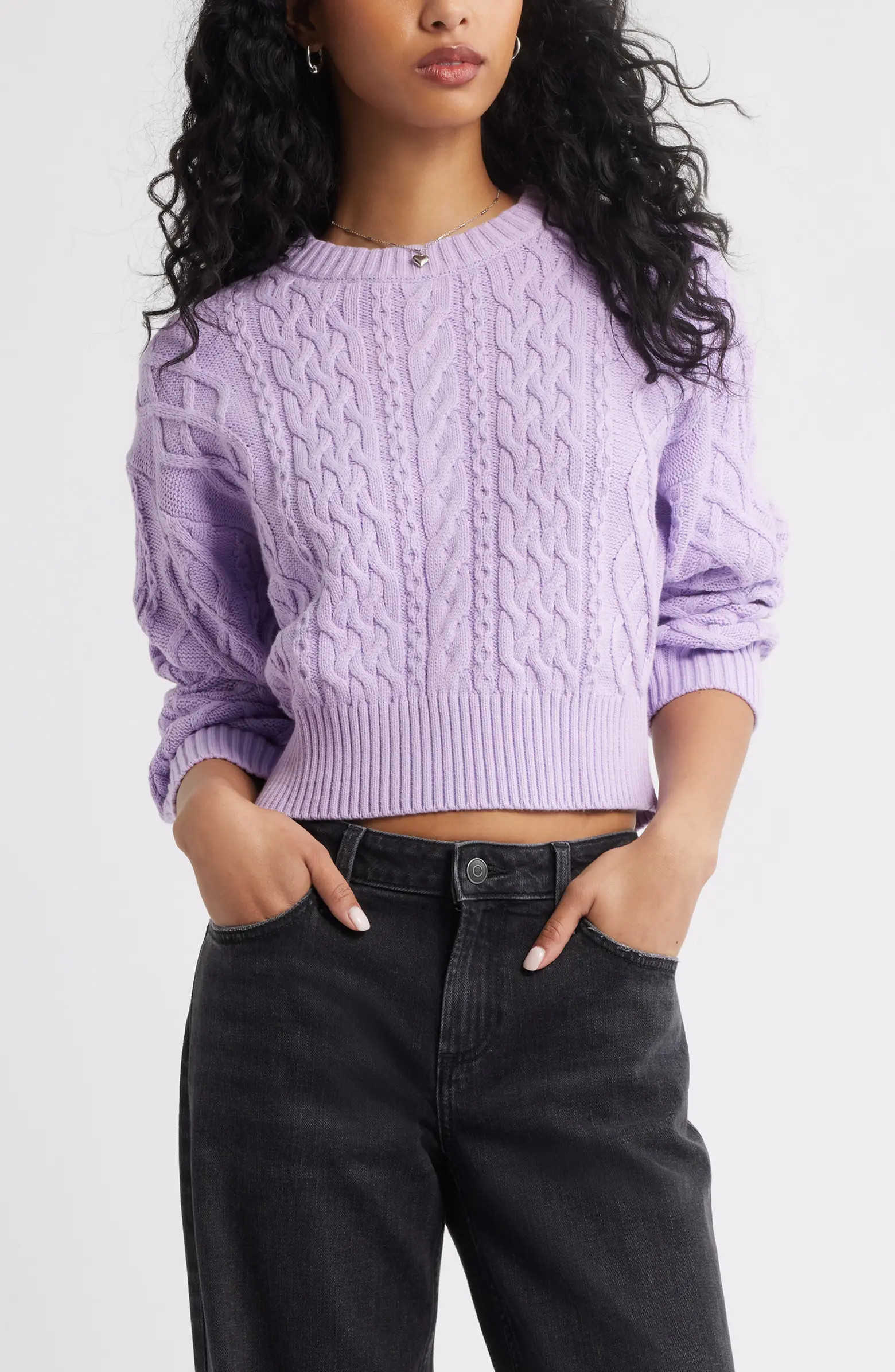 Cable Pullover Sweater | Nordstrom