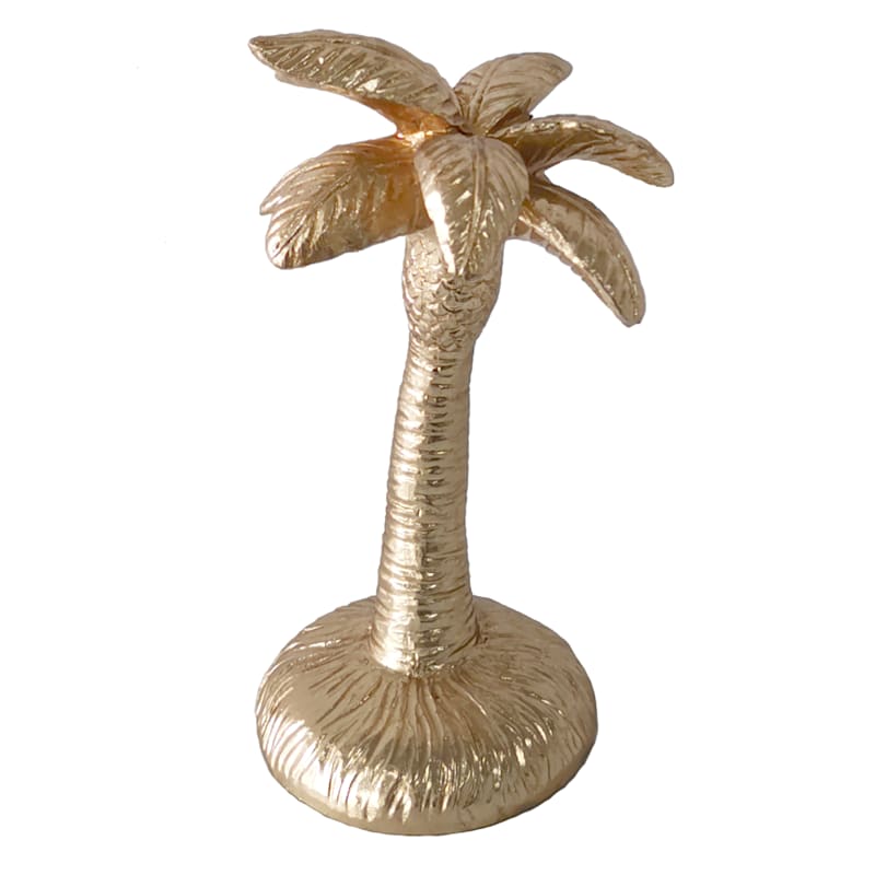 Gold Palm Tree Figurine, 7" | At Home