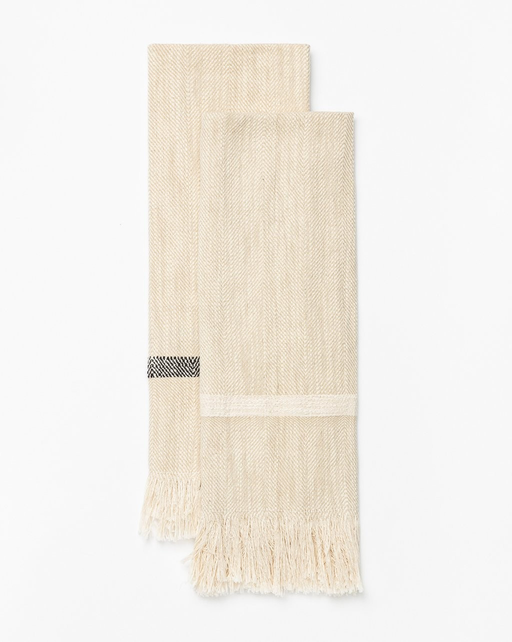Fringed Striped Towel (Set of 2) | McGee & Co.