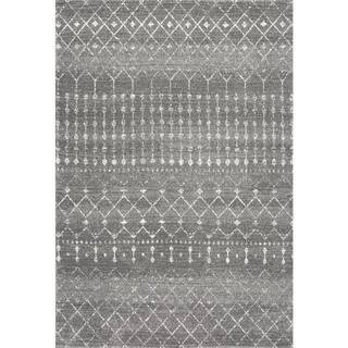 Blythe Modern Moroccan Trellis Dark Gray 8 ft. x 10 ft. Area Rug | The Home Depot