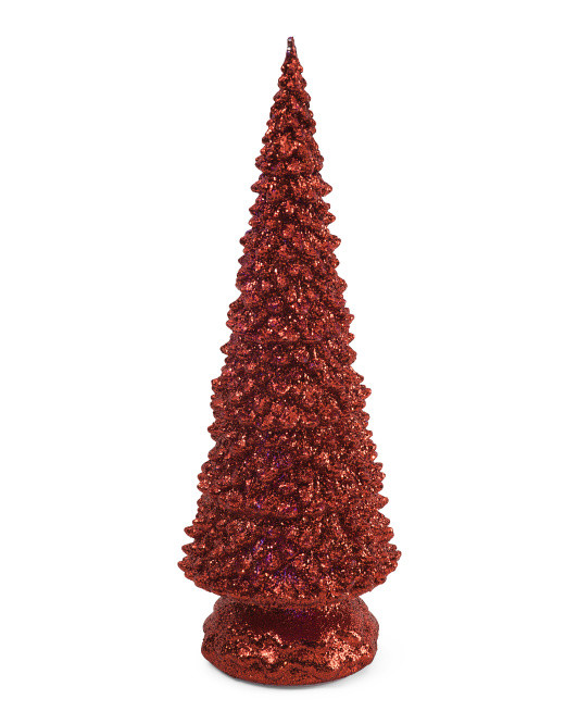 15in Red Led Tree | Marshalls