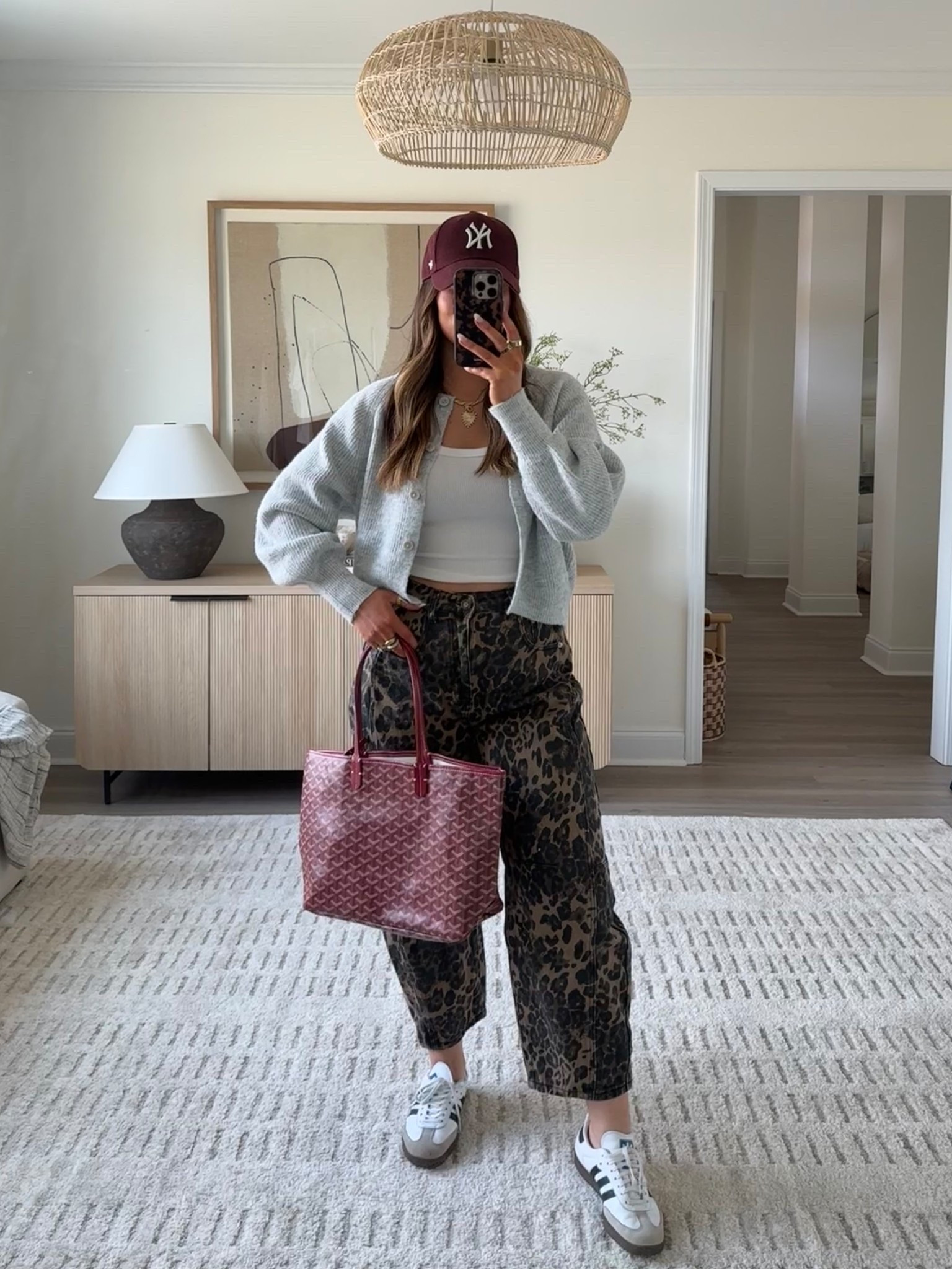 Casual outfit. Leopard pants. Target cardigan. Adidas samba

#LTKSpringSale #LTKFindsUnder50 #LTKStyleTip