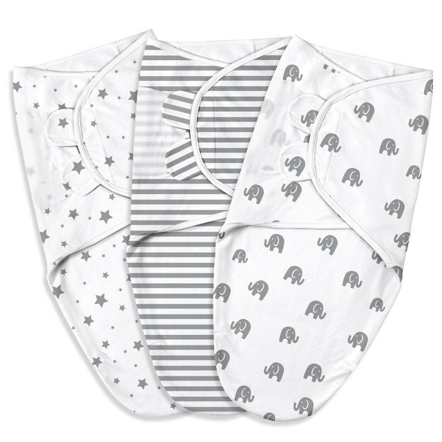 Gllquen Baby Organic Cotton Swaddle Blankets for 0-3 Months Infant Boys Girls, Adjustable Newborn... | Walmart (US)