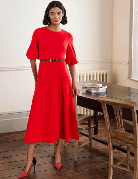 Full Skirt Jersey Midi Dress | Boden (US)