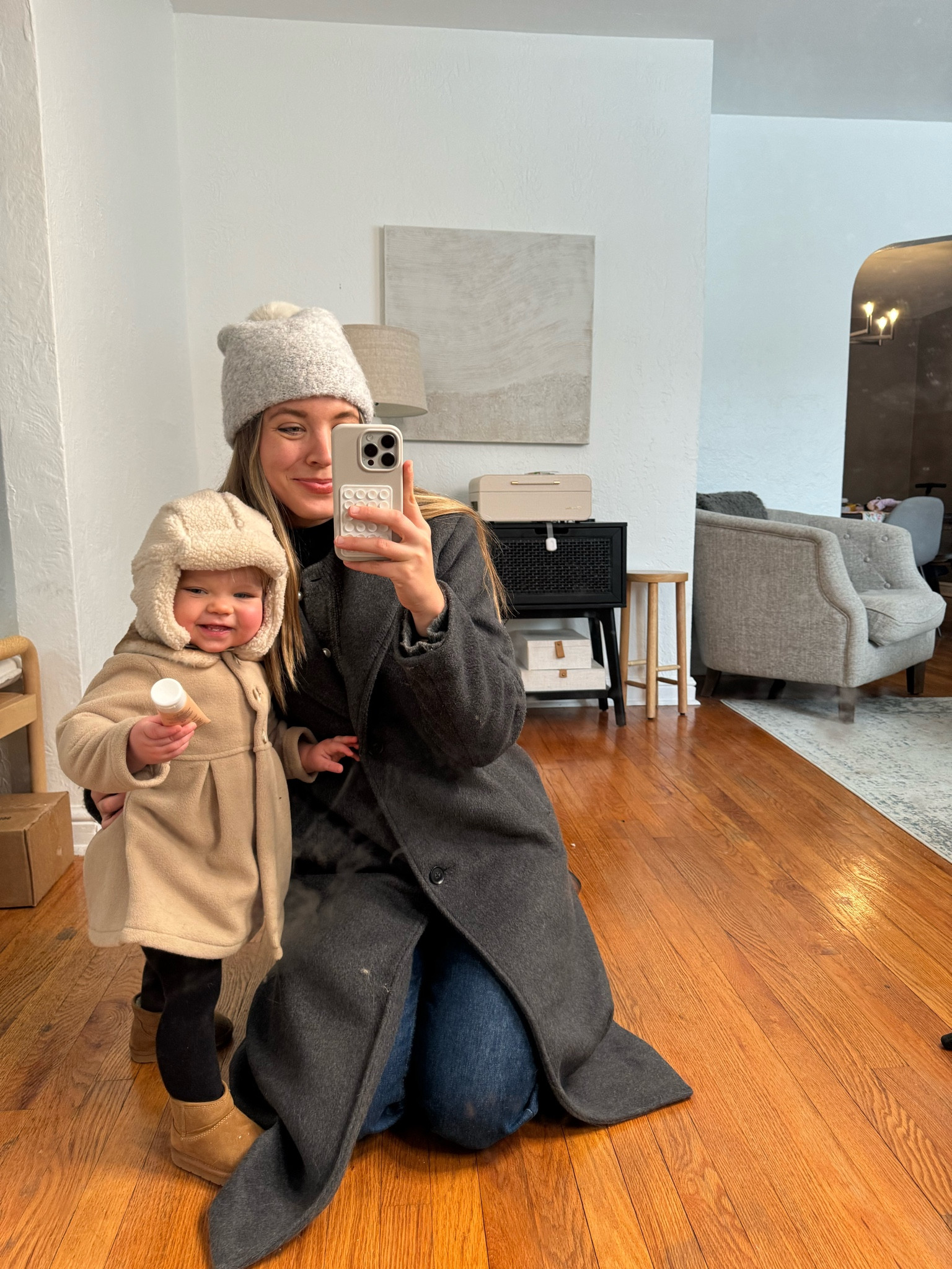 Linking our coats, both on sale! 

#LTKSeasonal #LTKbaby