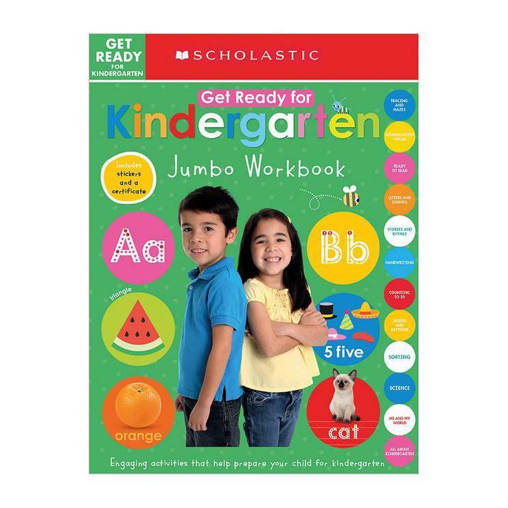 Get Ready for Kindergarten Jumbo Workbook: Scholastic Early Learners (Jumbo Workbook) - (Paperbac... | Target