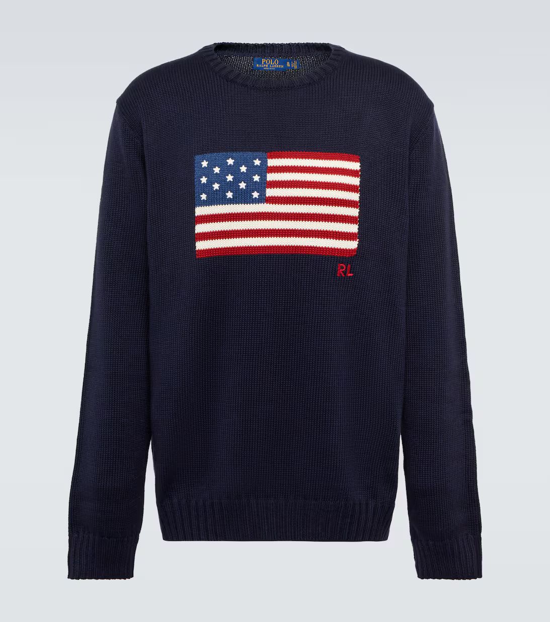 Polo Ralph LaurenIntarsia cotton sweater | Mytheresa (US/CA)
