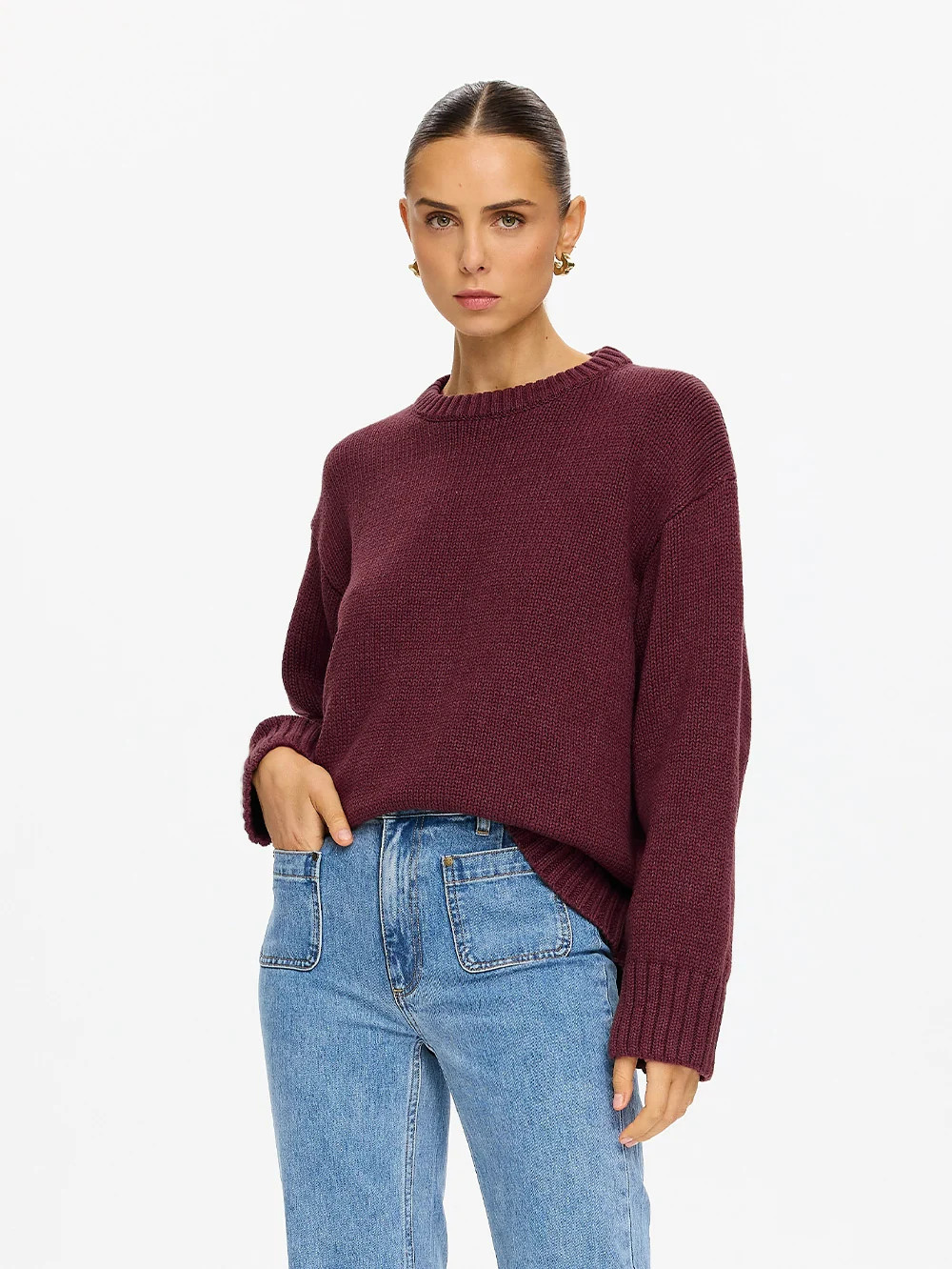 Odette Crew Neck Jumper | Kivari (Global minus AU/NZ)