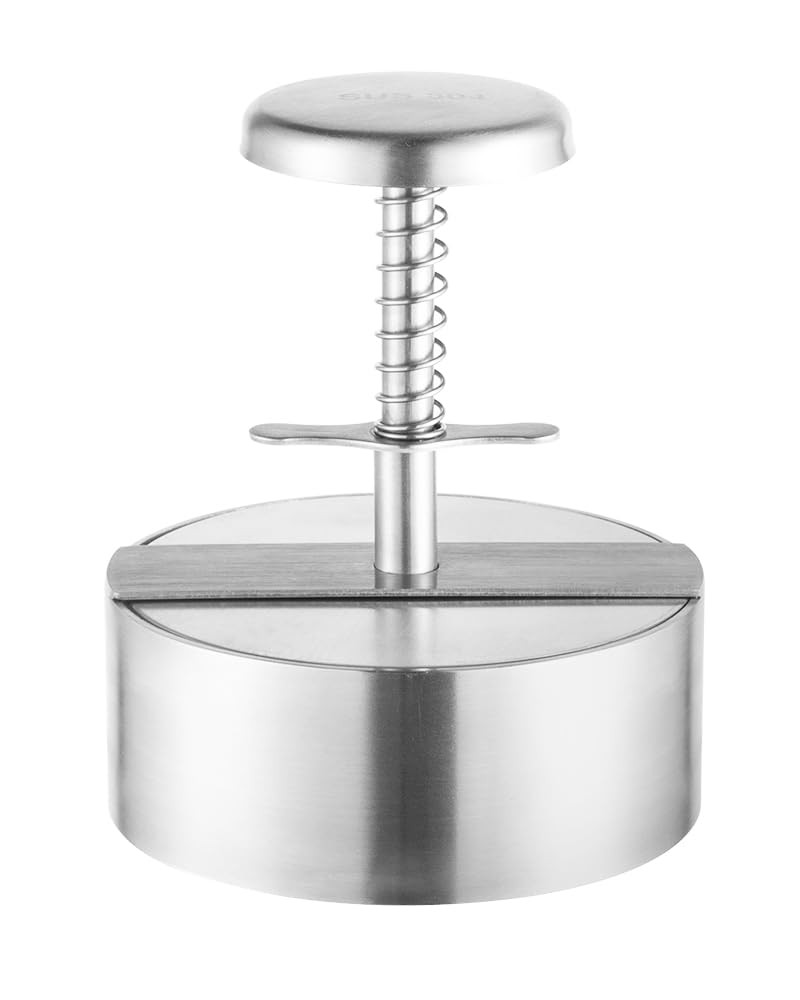 Brigii 304 Stainless Steel Burger Press - 4.5" Hamburger Patty Maker, Heavy Duty Stainless Steel ... | Amazon (US)