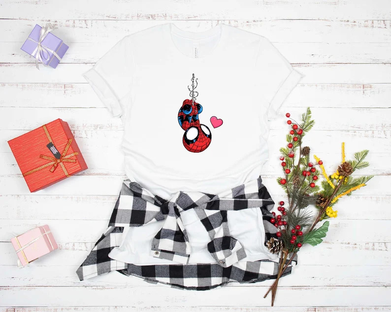 Disney Spiderman Shirt Marvel Shirt Hoodie Sweatshirtfamily - Etsy | Etsy (US)