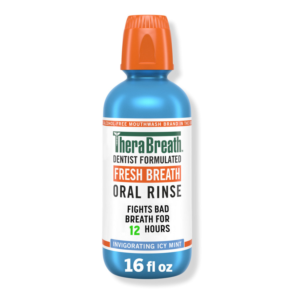 TheraBreath Invigorating Icy Mint Fresh Breath Oral Rinse - 16 oz | Ulta