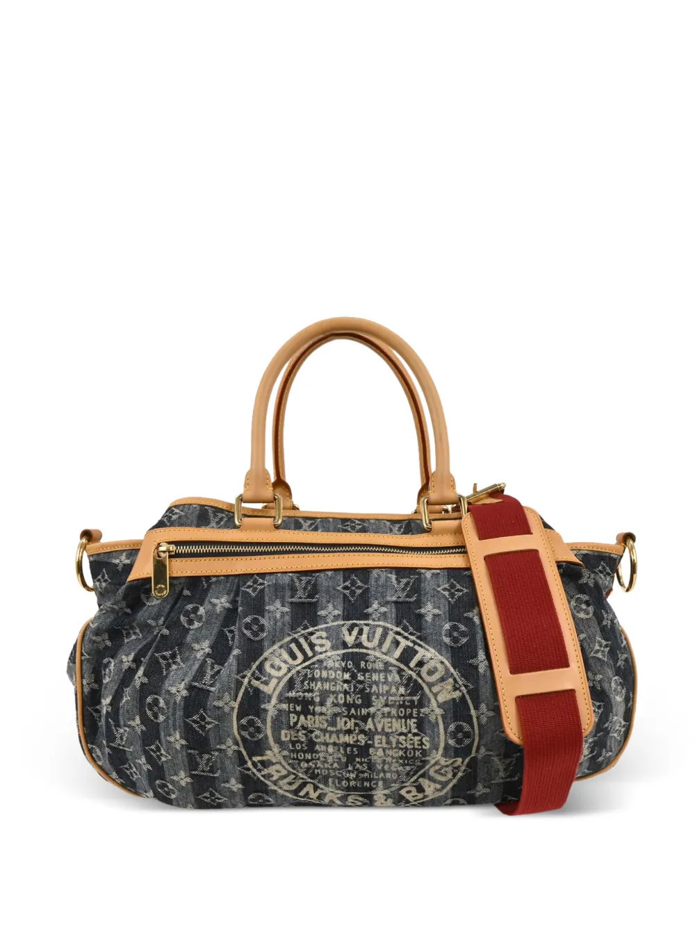 Louis Vuitton Pre-Owned 2006 GM Cabas Raye tote bag - Blue | Farfetch Global