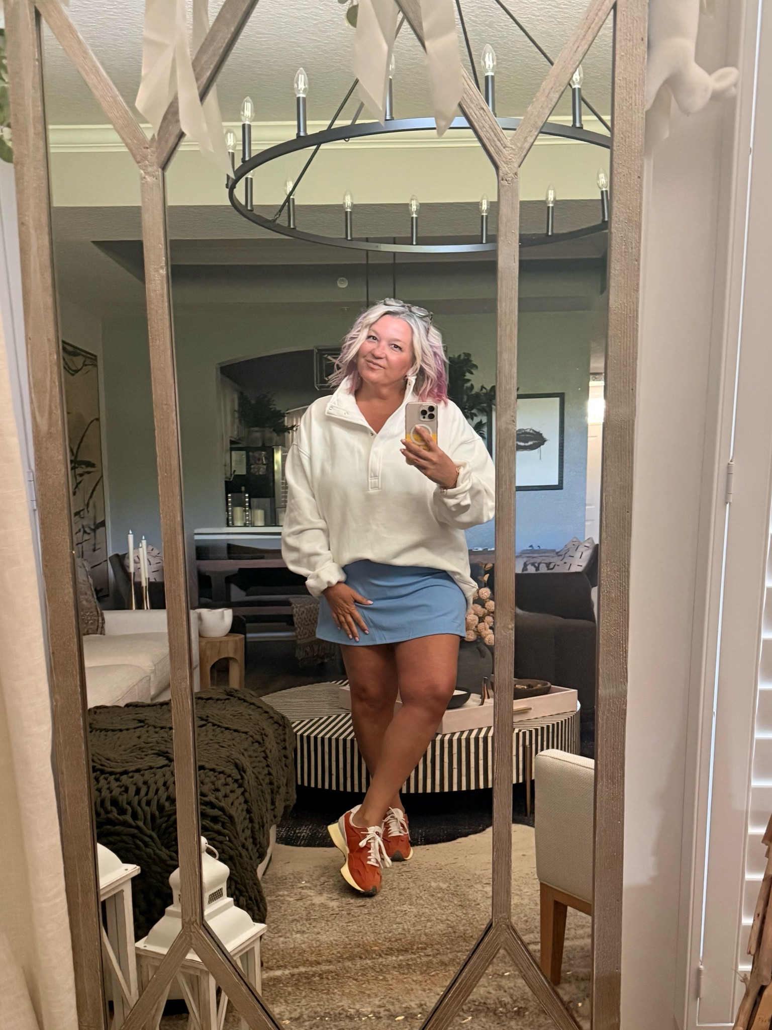 Cozy on top, cute on bottom, and my go-to sneakers to pull it all together. This Amazon look is the perfect mix of comfy + put-together — and I will never shut up about these New Balance 327s (obsessed).

✨ Bonus: they’re on sale today — 20% off when you spend $150+ 🙌🏼

Running errands, grabbing coffee, pretending I have my life together… outfit understood the assignment.

#LTKStyle #AmazonFashion #Over50Style #CasualChic #NewBalance327 #OOTD #MondayMood