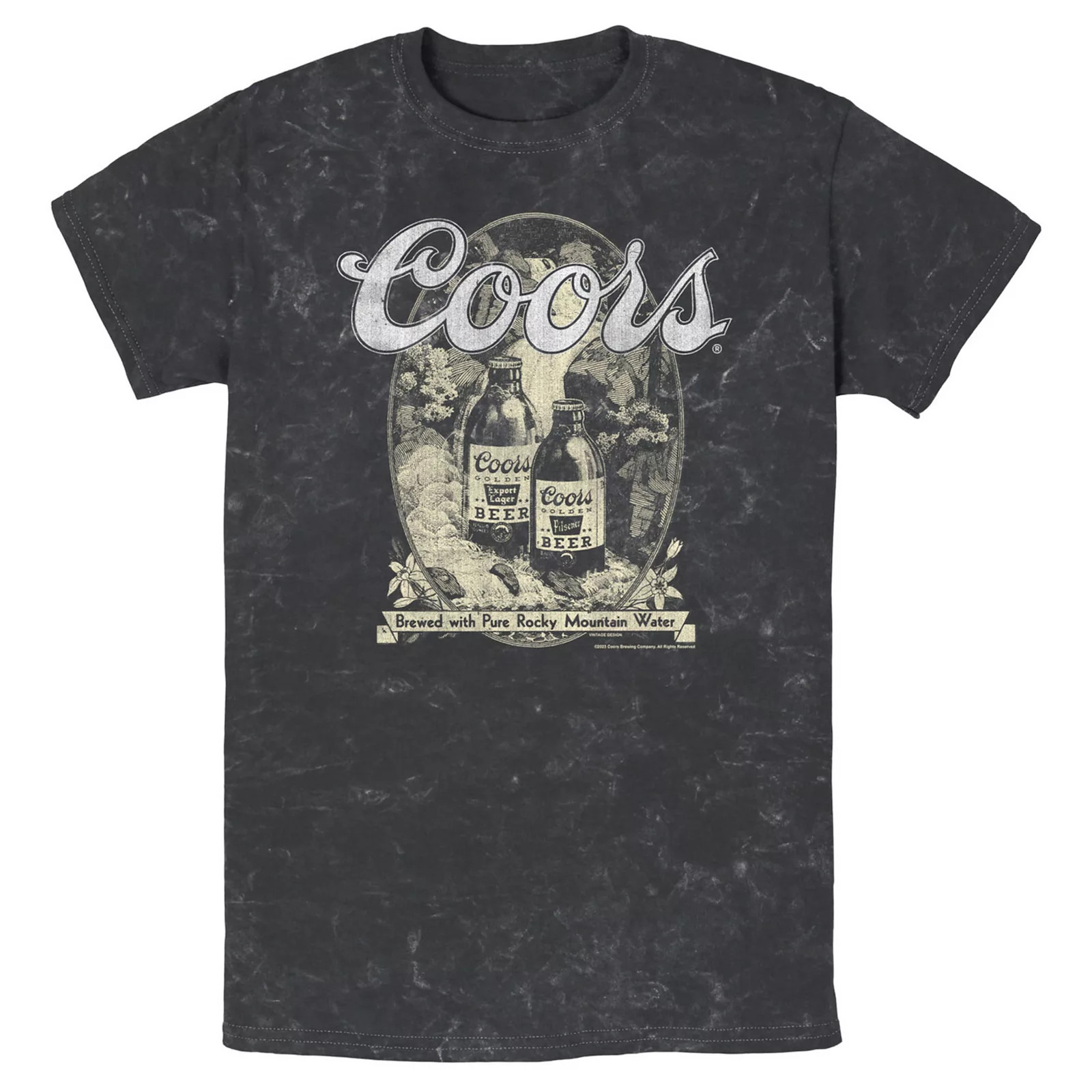 Men's Coors Light New Logo Graphic Tee, Size: Small, Black | Kohl's